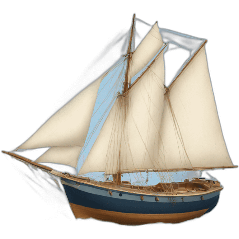 french old sailing boat la Pérouse emoji