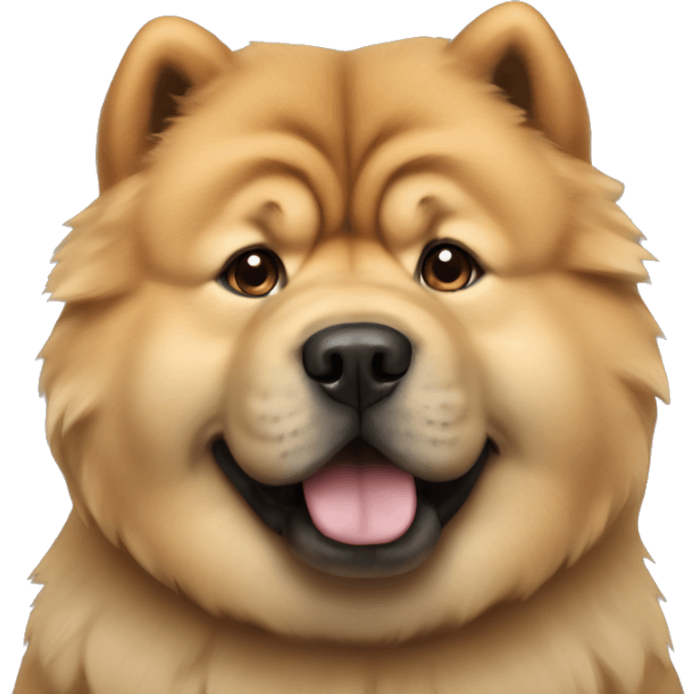 Chow chow dog emoji