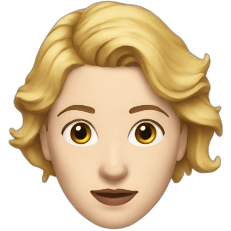 Greta gerwig head only no neck emoji