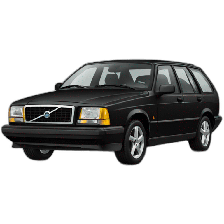 Black volvo emoji