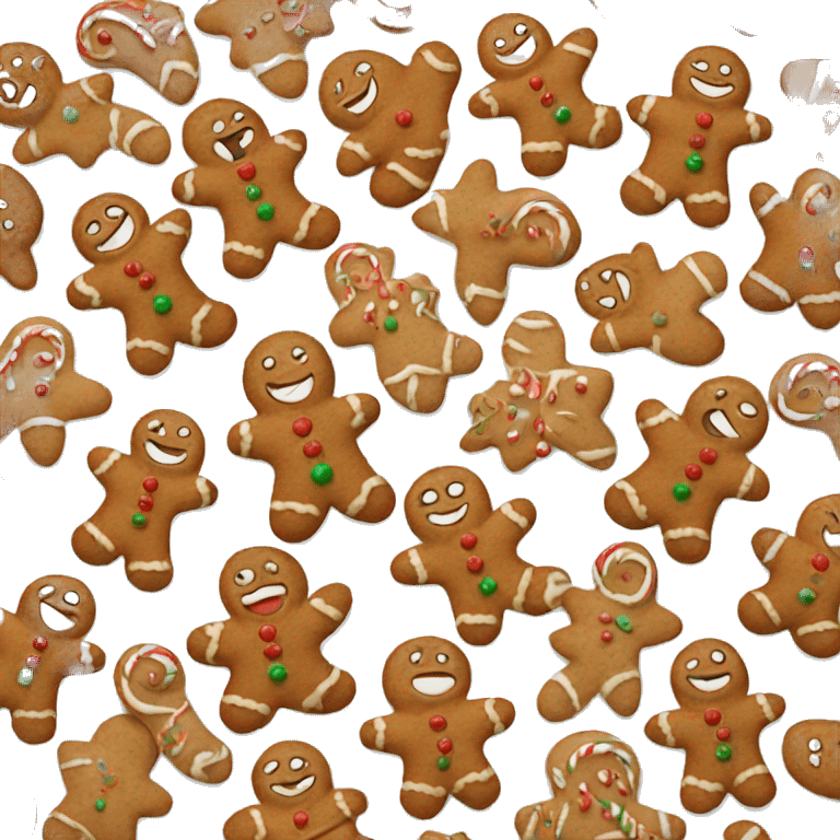 Gingerbread man Christmas  emoji