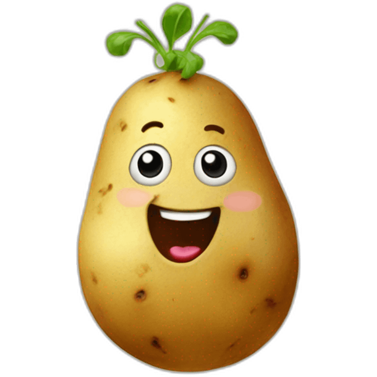 silly potato doing a jig emoji