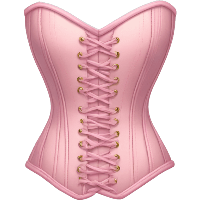 Pastel pink corset  emoji