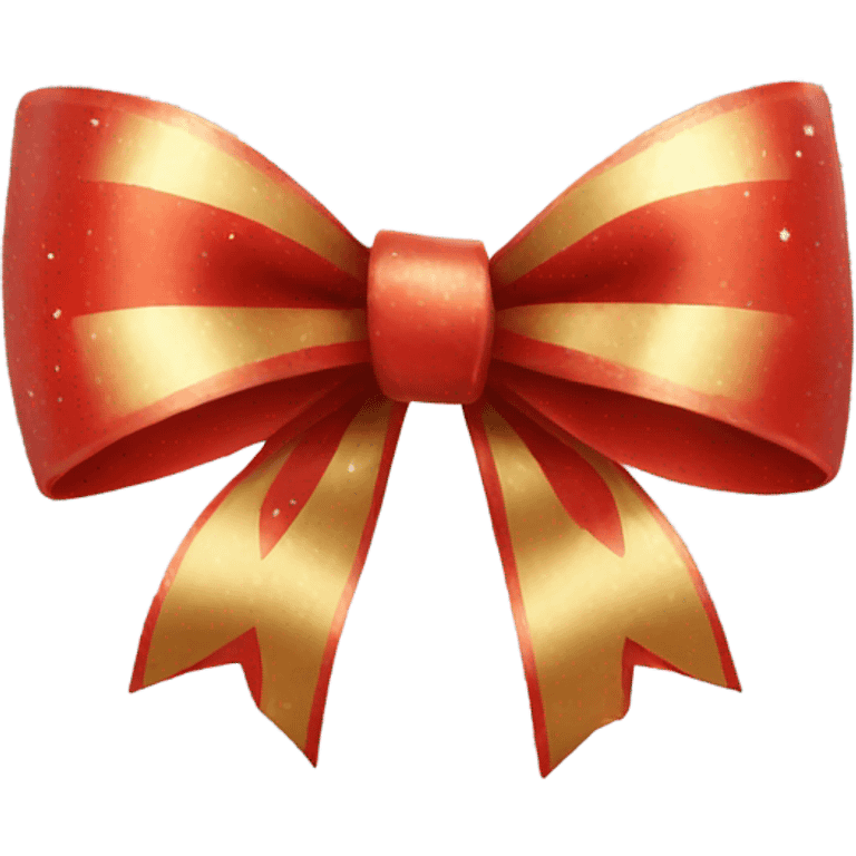 christmas bow emoji