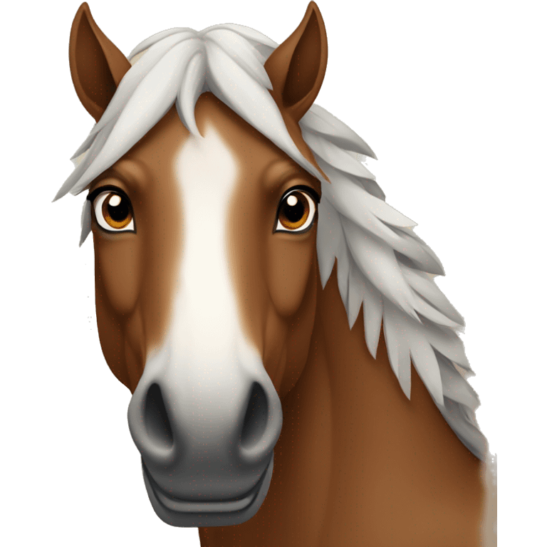 brown indian horse emoji