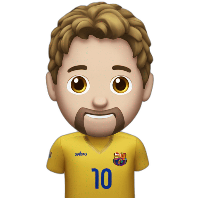 Messi Balon de oro emoji