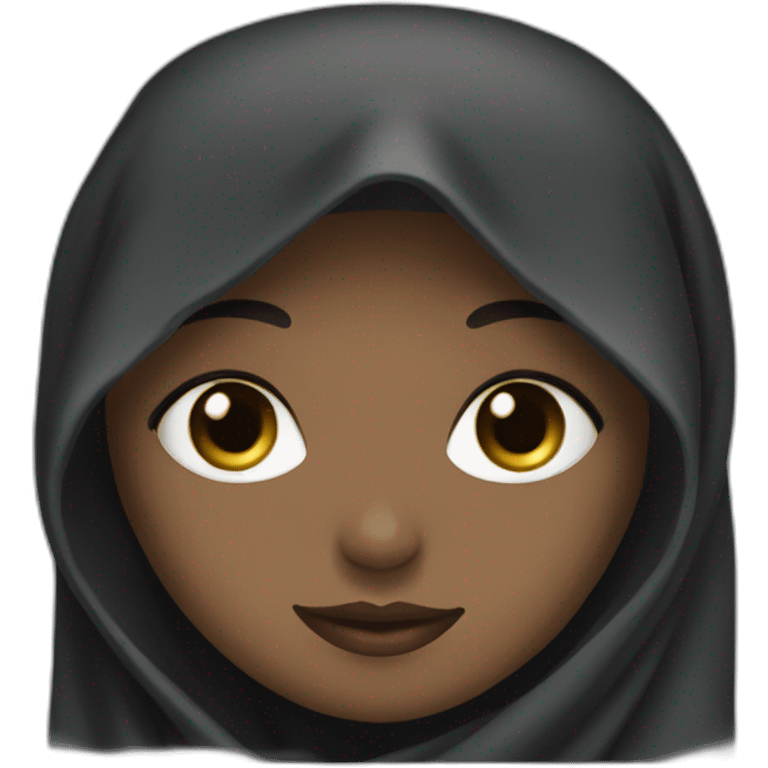 fille niqab emoji