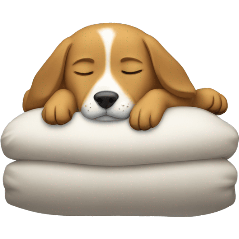 Sleeping dog emoji