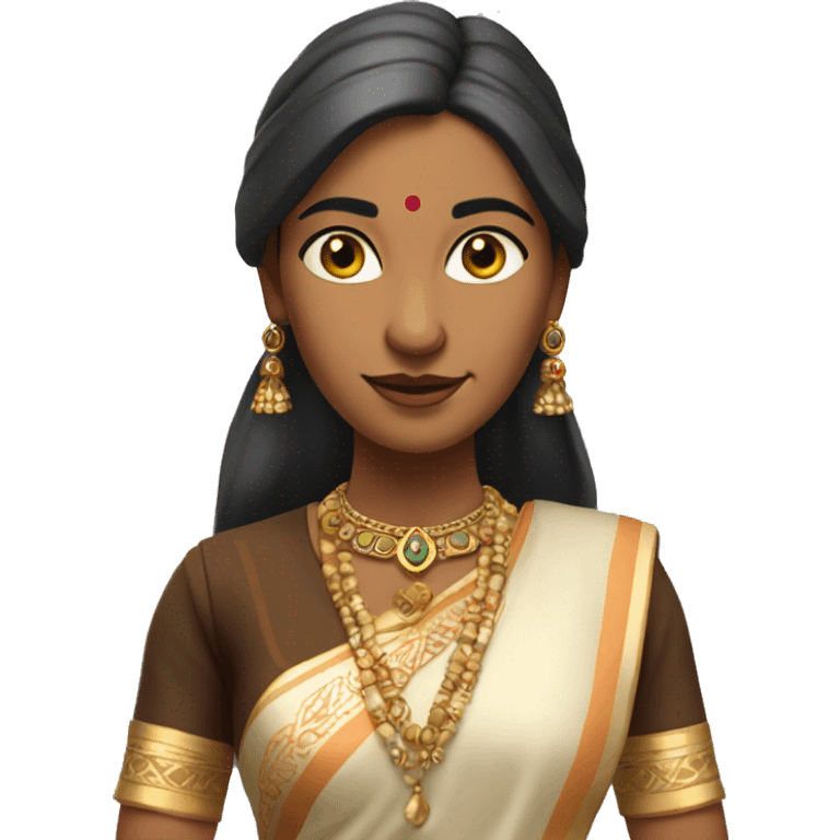 Here is the full-body image of the 3D Indian woman character, turned slightly to the left. I think she looks graceful and elegant!  emoji