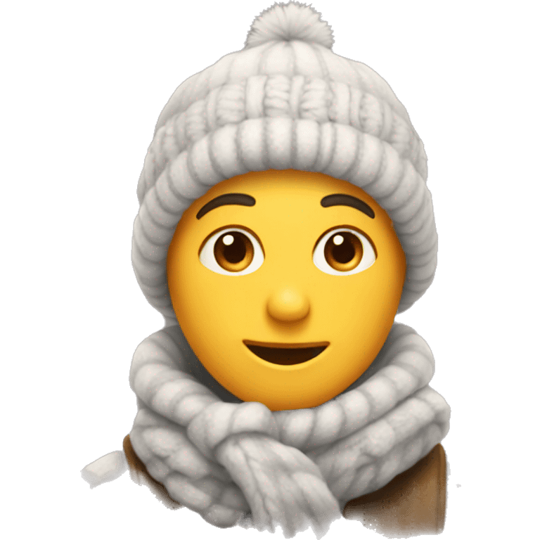 Winter cozy emoji