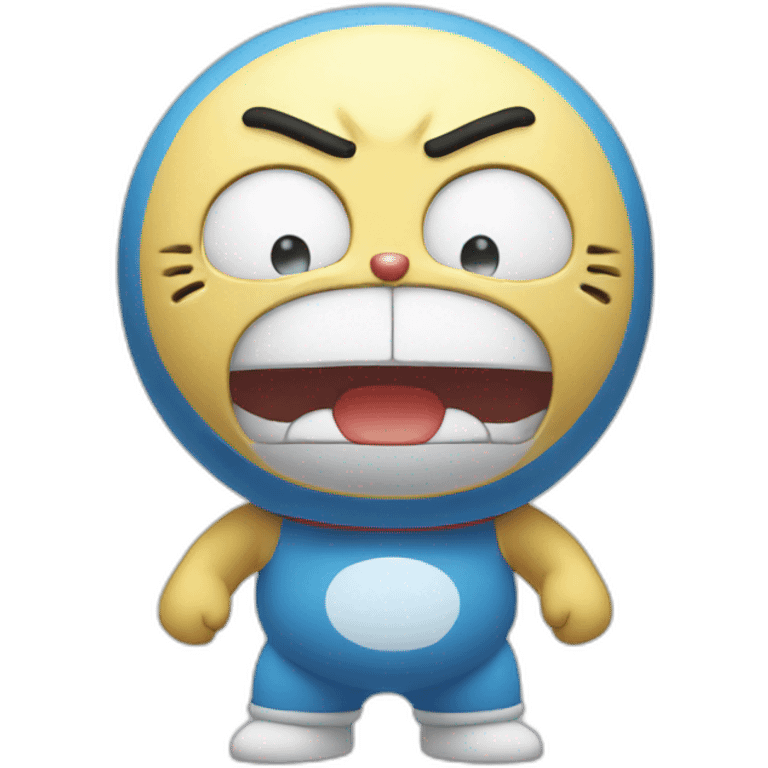 Doraemon angry emoji