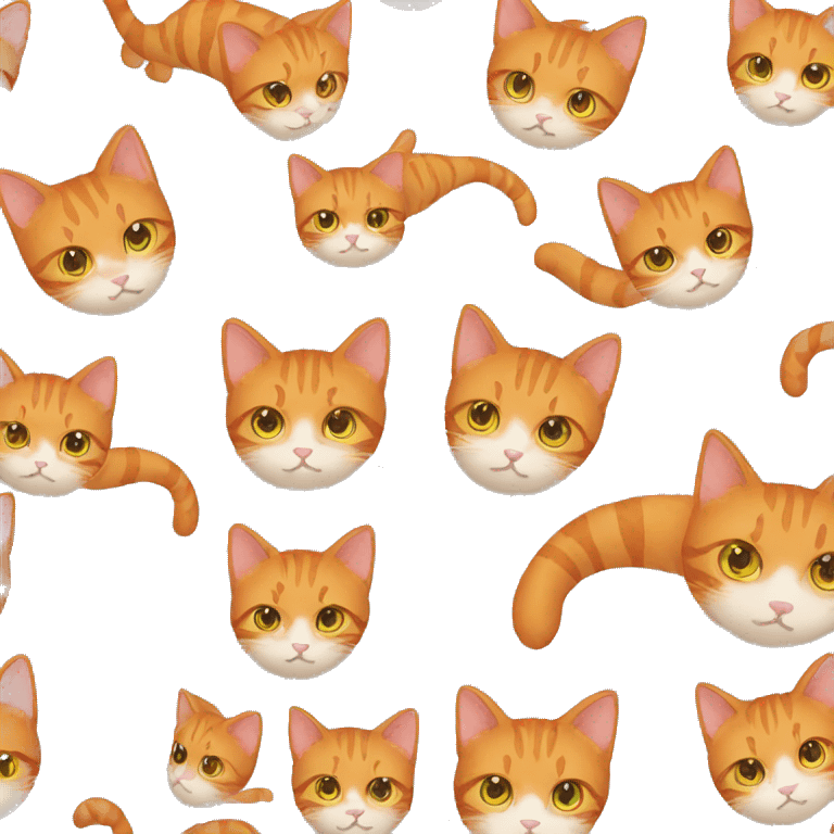 orange tabby cat emoji