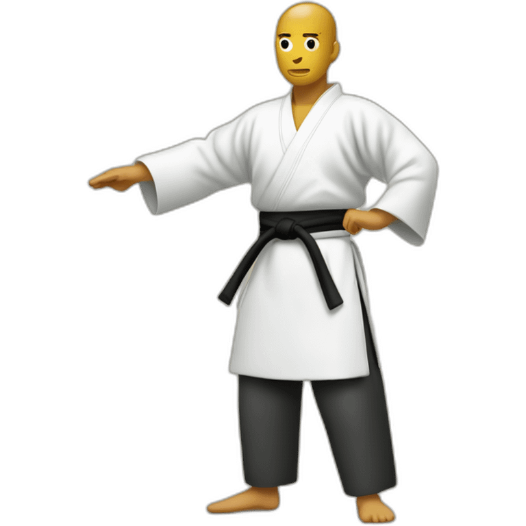 aikido stand up no hat emoji