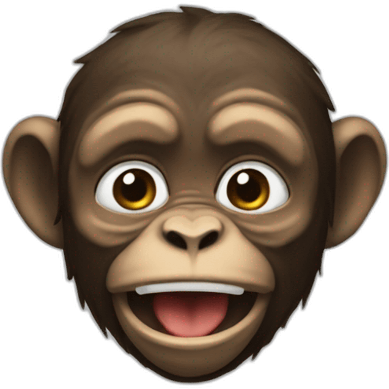 Monkey bitchslap emoji