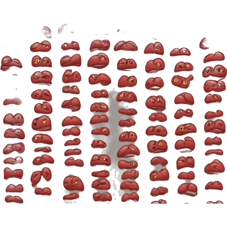 Ninety-nine with 2 red under lines emoji