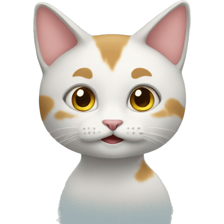 a learning cat emoji