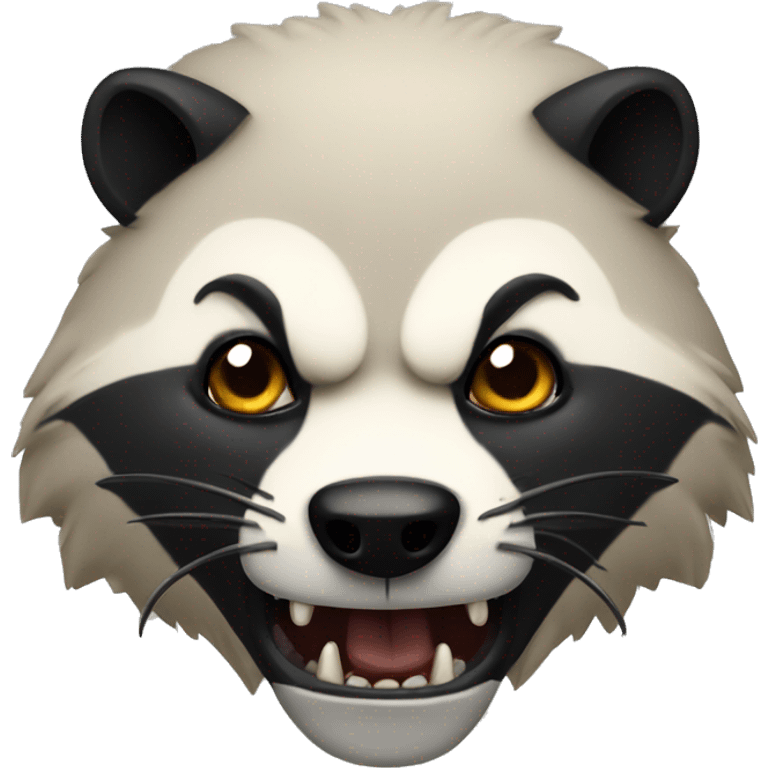 Angry honeybadger emoji