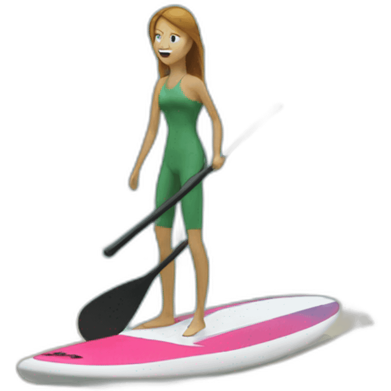 standup paddle emoji