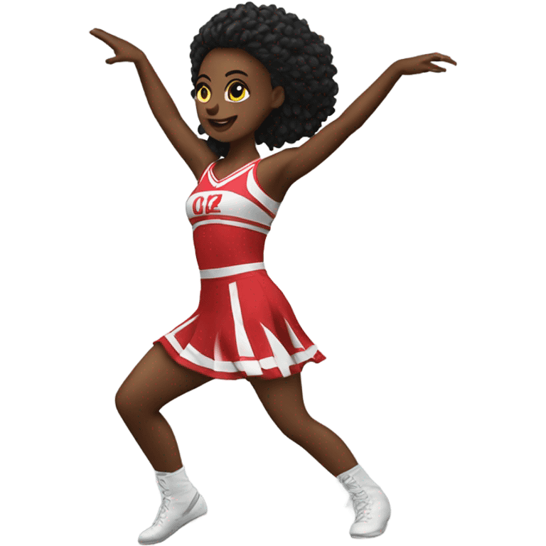 cheerleader dancing emoji