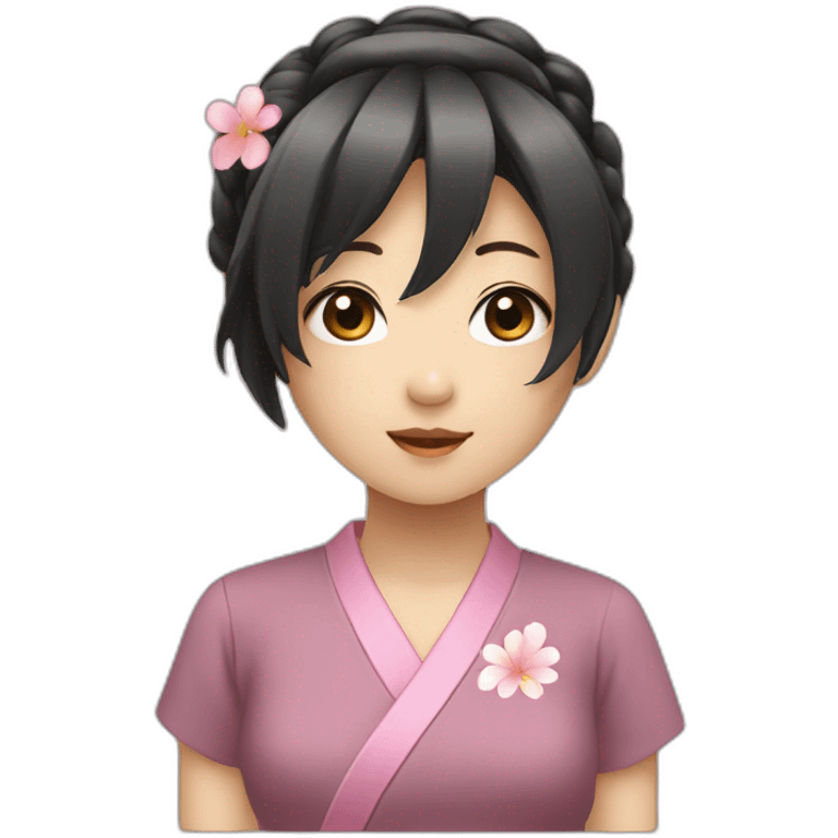 Kawai Japanese girl  emoji