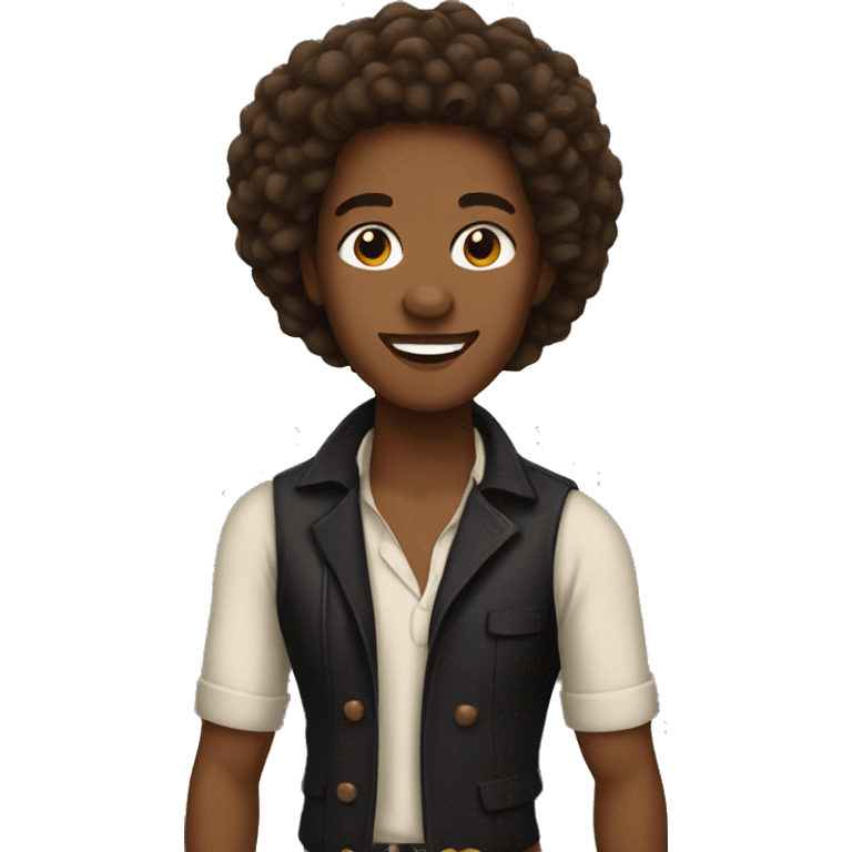 Brown skin singer  emoji