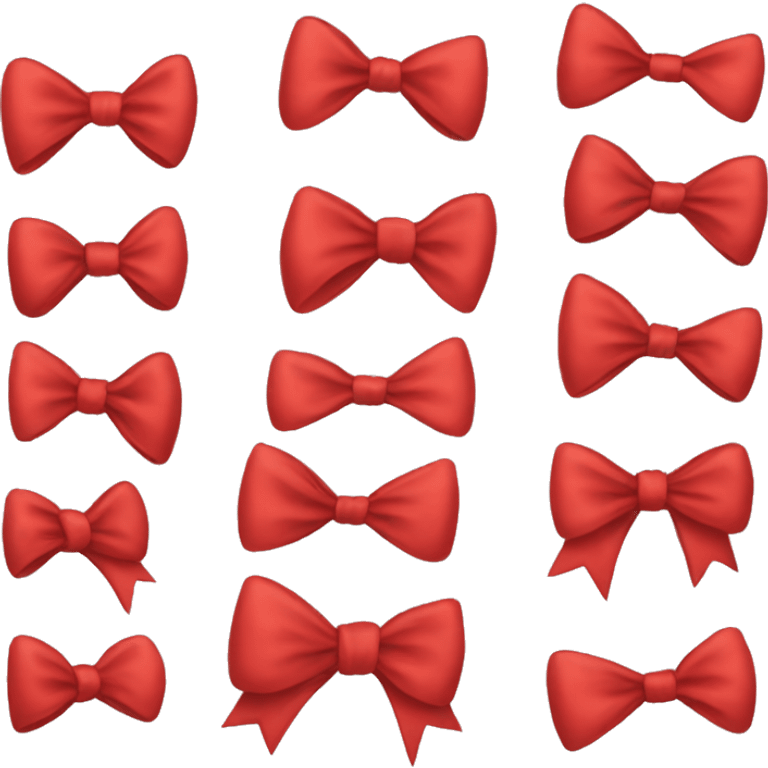 Red bow emoji