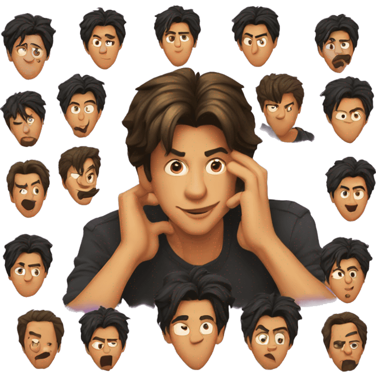 Shahrukh Khan  guess who mood emoji