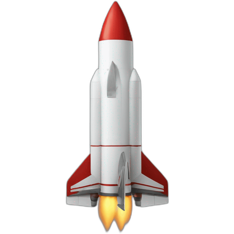 1/2 Rocket heavy emoji