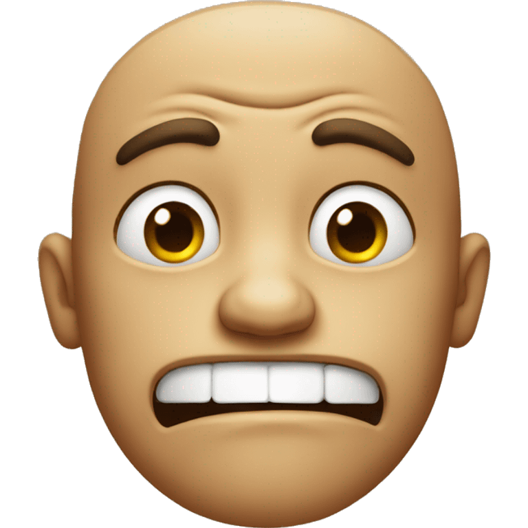 grimacing man emoji