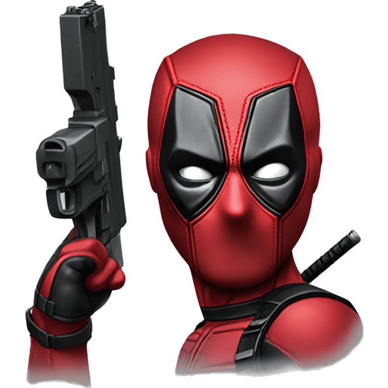 Deadpool guns emoji