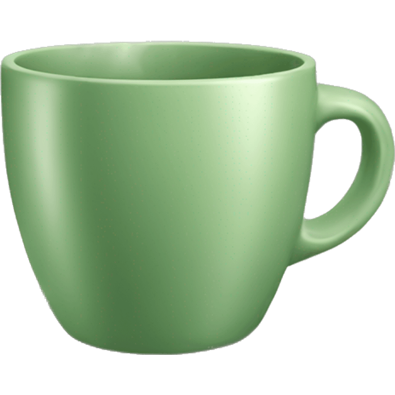 Sage green cup emoji