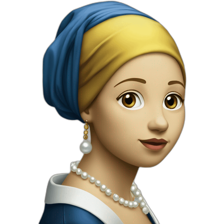 Johannes Vermeer Girl with a Pearl Earring emoji