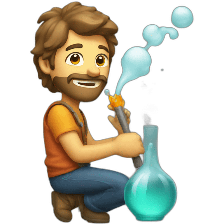 Glass blower emoji