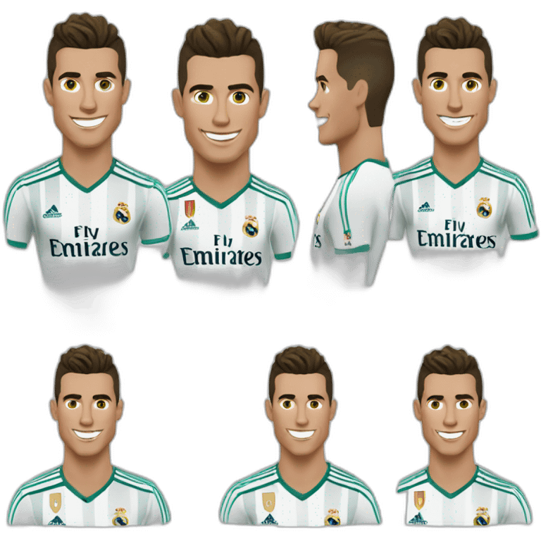 Cristiano Ronaldo au réal madrid emoji