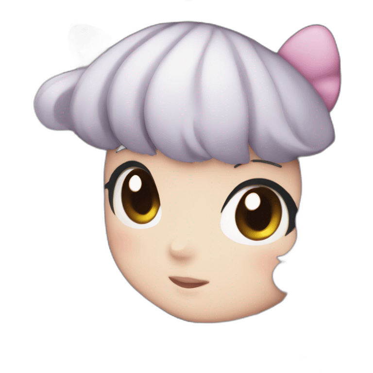 Kuromi sanrio emoji