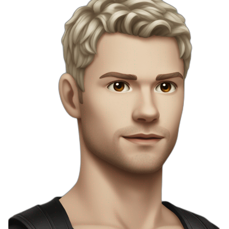 Klaus mikaelson short haircut realistic detailed emoji