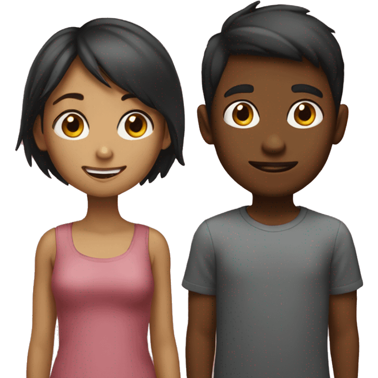 Girl and boy  emoji