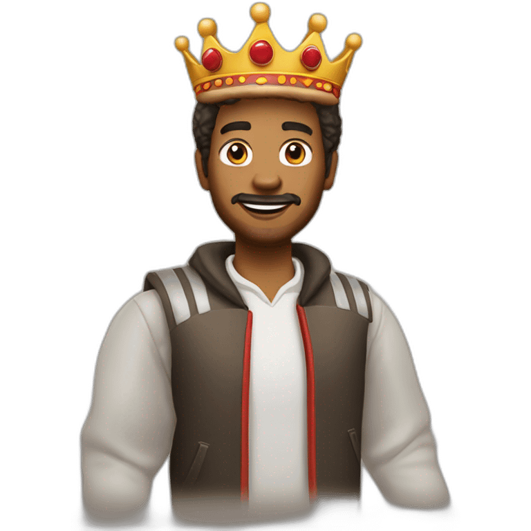 Burger king person emoji