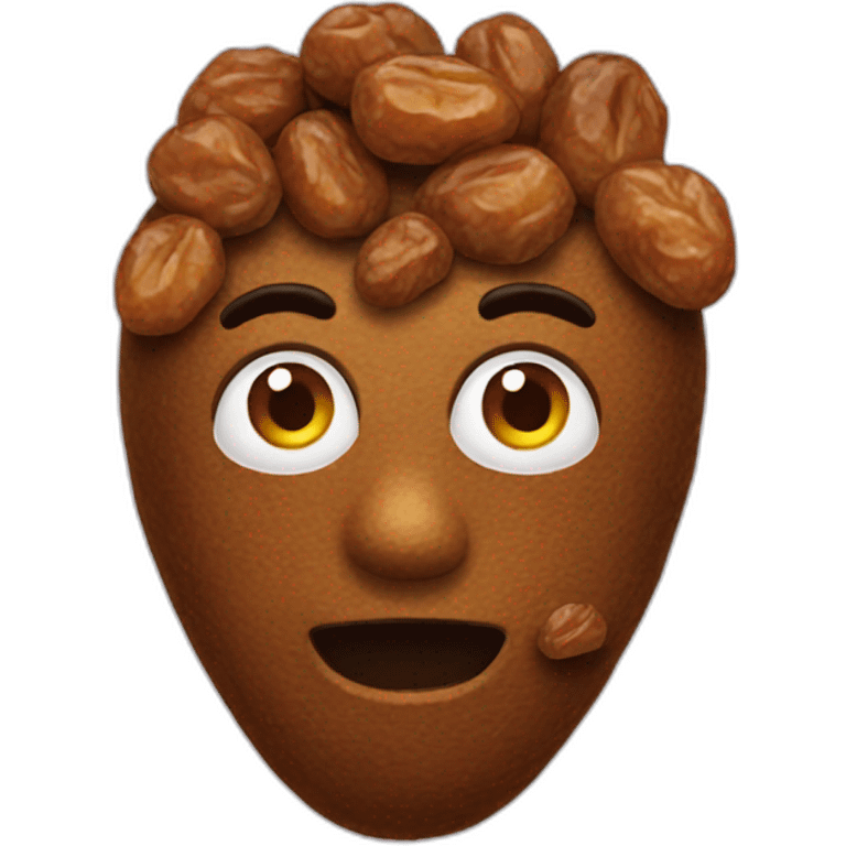 dried raisin emoji