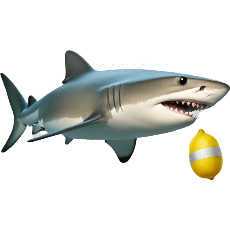 Lemon shark emoji