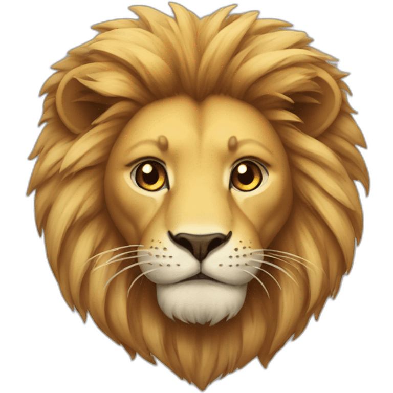 lion with cat emoji