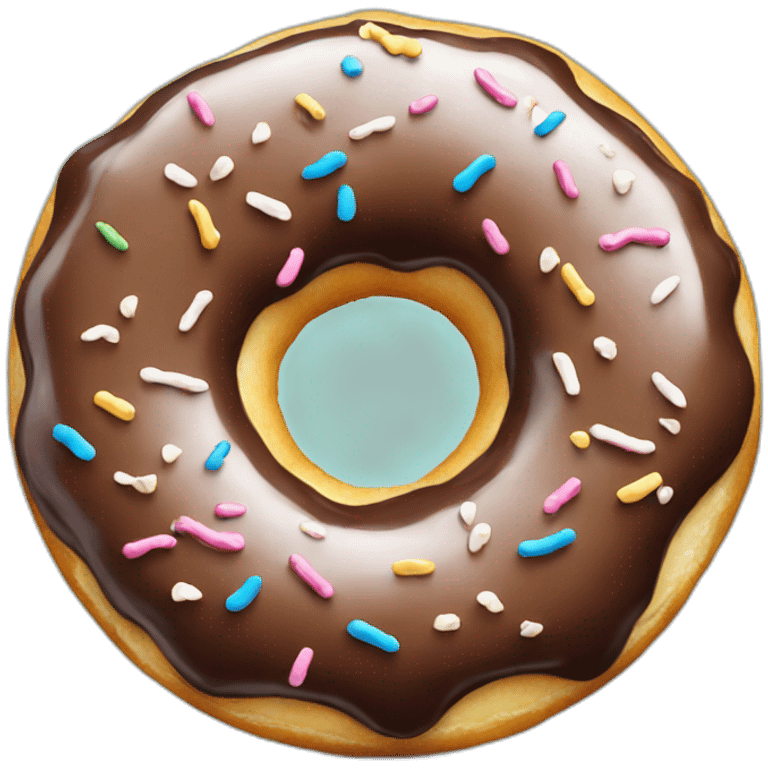 A donut doing a donut  emoji