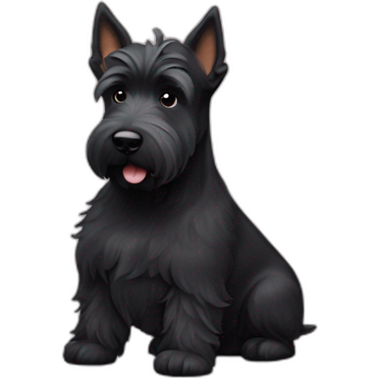 Scottish terrier bum emoji