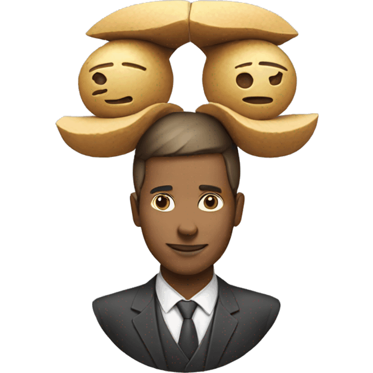 balancing mind and tech emoji