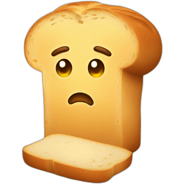 sad bread emoji