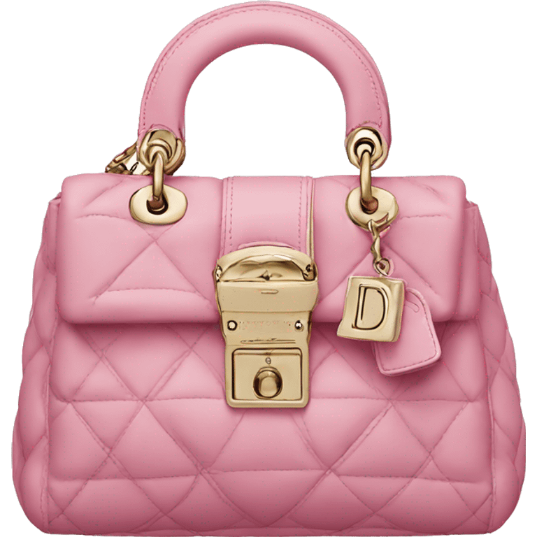 Dior pink bag emoji