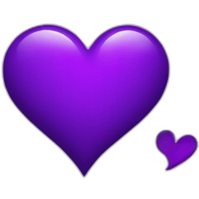 Broken purple heart emoji