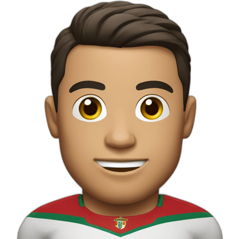 cristiano ronaldo with portugal jersey emoji