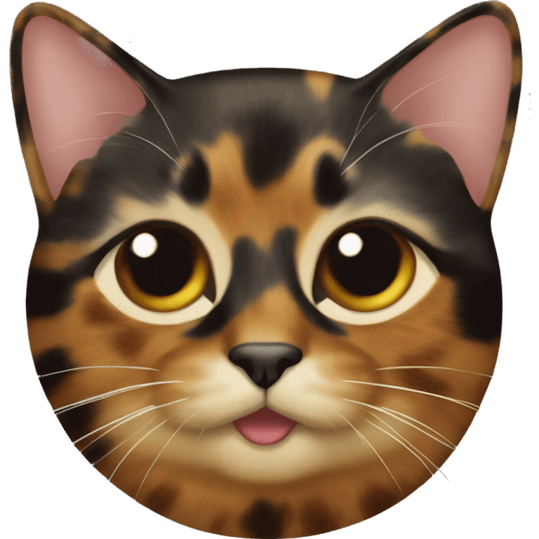 tortoiseshell cat emoji