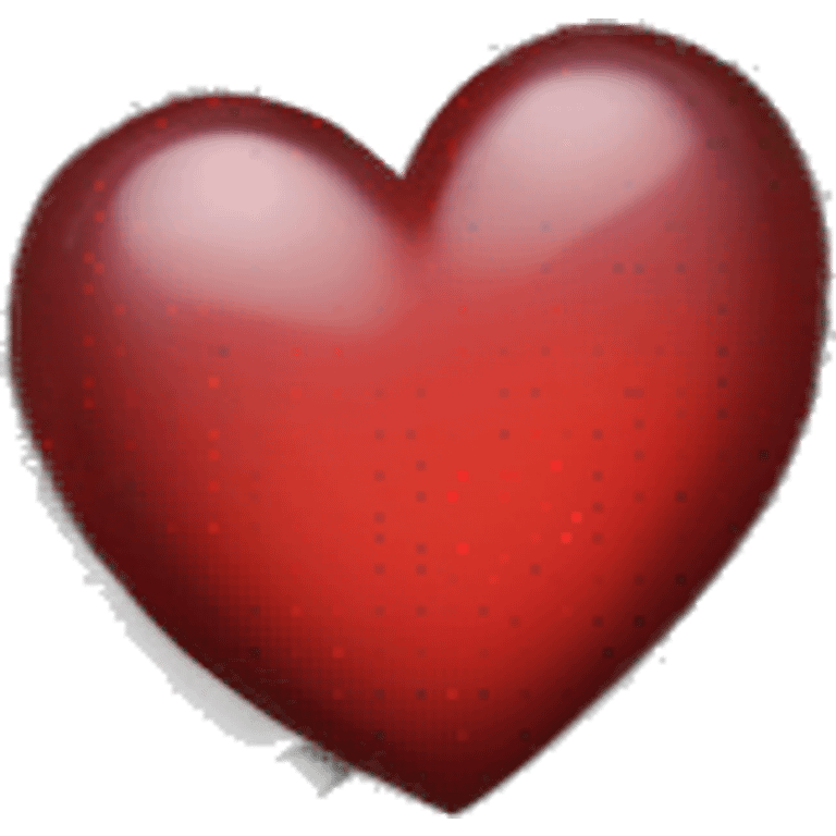 punk heart with silver sparkles emoji